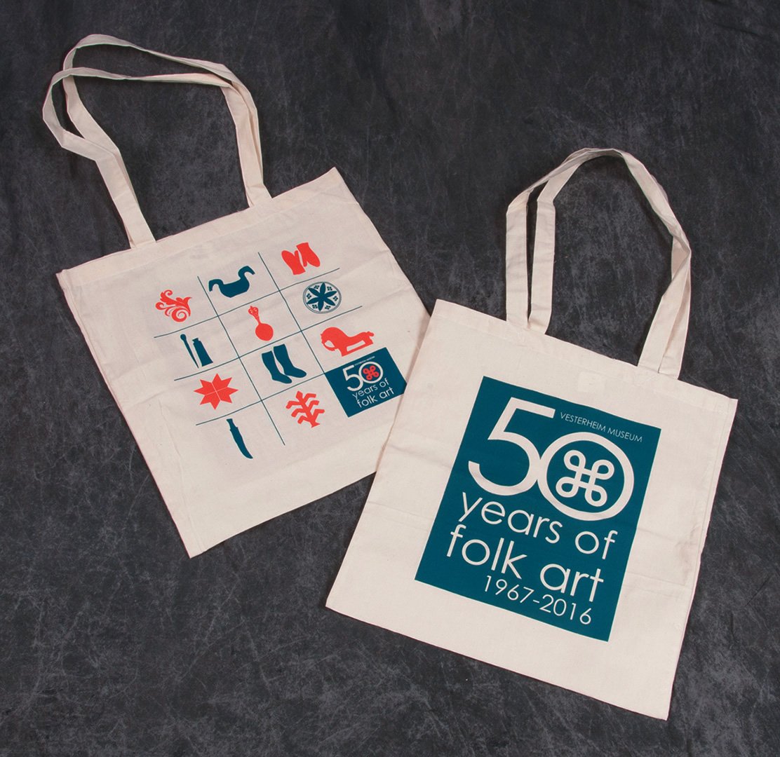 50 Years of Folk Art Tote Bag – Vesterheim Museum Store